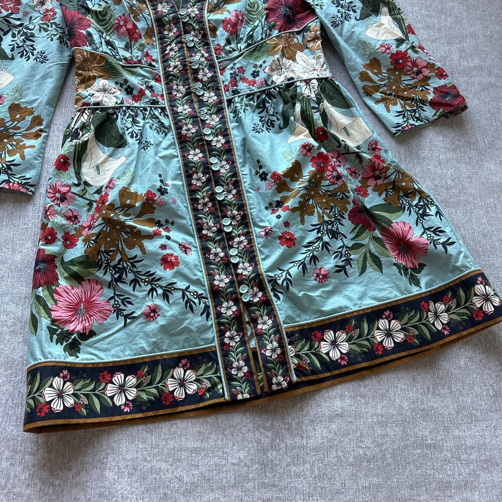 NWOT $415 Farm Rio Bouquet Mini Dress - Picture 5 of 7